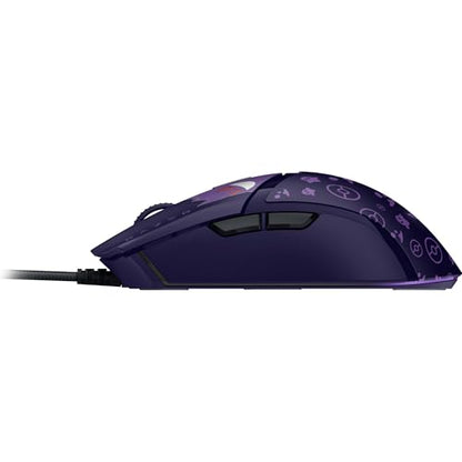 Razer Cobra Wired Gaming Mouse, 58g Lightweight, Pokemon Gengar Edition | Gen-3 Optical Switches, Chroma RGB Lighting Underglow, 8500 DPI Optical Sensor, 100% PTFE Mouse Feet, Speedflex Cable - color: Gengar Edition