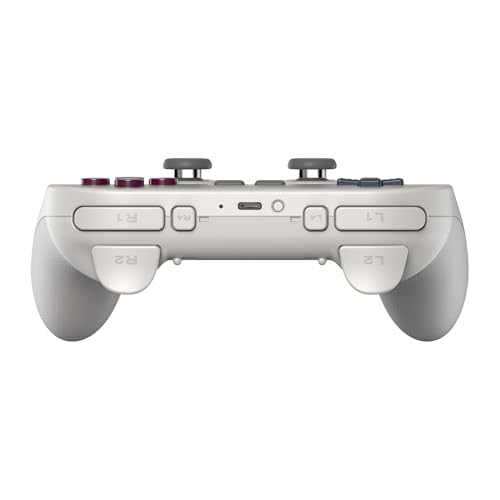 Nargos 8BitDo Pro 3 Bluetooth Gamepad, Compatible with Switch 1/2, PC, Apple, SteamOS, Android, TMR Joysticks, Hall Effect Triggers, Magnetic Buttons (G Classic) - color: G Classic