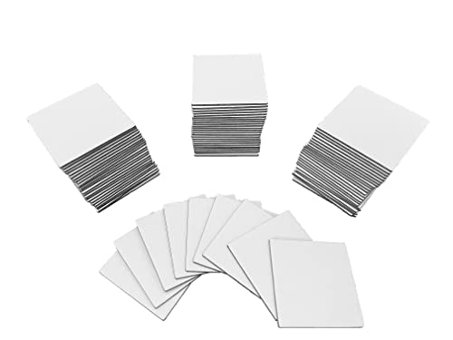 Square Board Game Tiles, 84 Large Blank Pieces for DIY Custom Game Design | Same size as Carcassonne tiles. Build personalized tabletop games with durable blank square tiles.