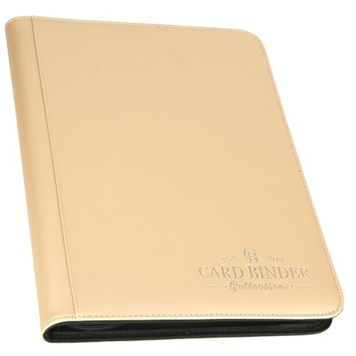 Trading Card Binder, Card Collection Binder Album Folder with 540 Side Loading Pockets, 9 Pocket Trading Card Album Folder for TGC,MTG, Baseball Cards, Yugioh - color: R-platinum