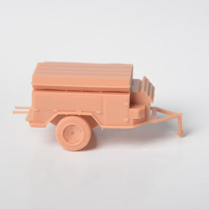 MRY-SFW 15mm Miniature Factory Building Military Accessory Props Display Camping Trailer