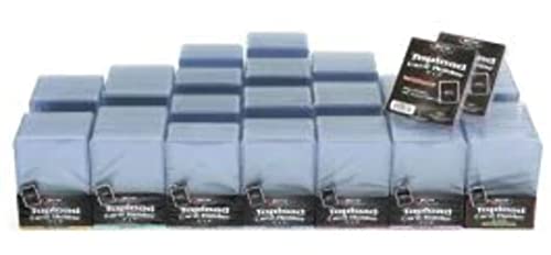 BCW Sampler Mixed Case of Thick Card Topload Holders - 20 Packs Assorted Sizes | Toploaders for Collectible Cards | Rigid PVC Toploader Case for Trading Cards, Sports Cards, Memorabilia, Relics