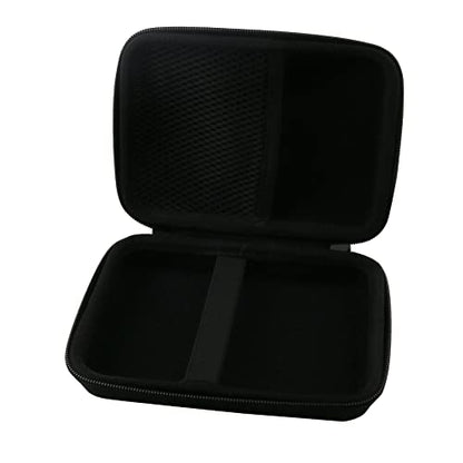 WERJIA Hard Carrying Case Compatible with RG447V/RG DS/XF40H Handheld Game Console, Mesh Pocket fits Cable, SD Card (Black) - color: Black