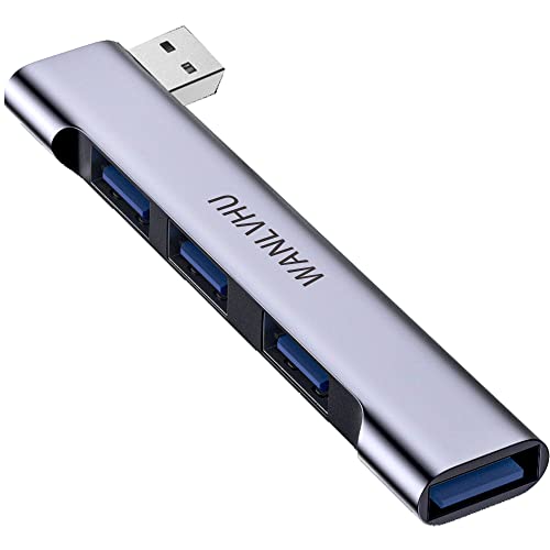 USB Hub for Laptop 4-Port, Portable USB 3.0 Hub USB Splitter, USB Multiport Adapter Expander for MacBook Air/Pro, Laptop, PC, Keyboard, Flash Drive, Mobile HDD (USB Hub for Left) - color: USB Hub for Left