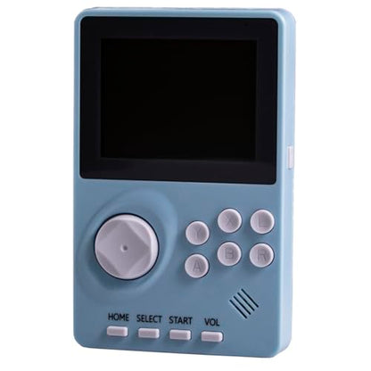 16 Bit Handheld Video Game Console for Kids Adults，2.8-inch Super Wide Lcb Preloaded 100 HD Handheld Game Console Seniors Electronic Game Player Birthday Present Xmas(Light Blue) - color: Light Blue