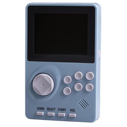 16 Bit Handheld Video Game Console for Kids Adults，2.8-inch Super Wide Lcb Preloaded 100 HD Handheld Game Console Seniors Electronic Game Player Birthday Present Xmas(Light Blue) - color: Light Blue