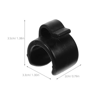 20 Pack Mic Stand Cable Clip Pole Mount Cable Holder for Tripod Phone Stand and Wireless Microphone Snap for Live Streaming Recording Travel
