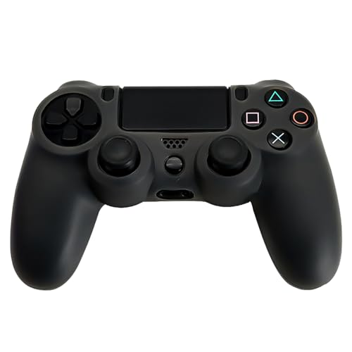 OSTENT Protective Silicone Gel Soft Case Cover Pouch Sleeve for Sony PlayStation 4 PS4 Controller Color Black - color: Black