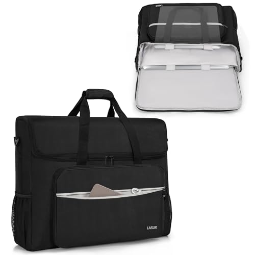 27-32" Monitor Transport Carrying Case(up to 2), Going Out Tote Bag Transporting LCD Screens, Monitors and TVs, for Travel, Work - size: 27-32in (can store two)