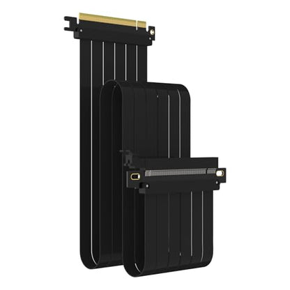 GLOTRENDS 1000mm PCIe 3.0 X16 Riser Cable for Low-end PCIe 3.0 GPUs, Such as GeForce RTX 20/GTX 16/GTX 10 Series and AMD Radeon RX5000/VII/RX Vega/R9 Fury Series, etc - size: 1000mm, style: 180 Degree Straight Angle
