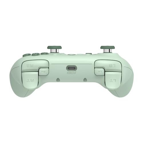 8BitDo Ultimate 2C Wired Controller for Windows PC and Android, with 1000Hz Polling Rate, Hall Effect Joysticks and Hall Triggers, and Remappable L4/R4 Bumpers (Green) - color: Green