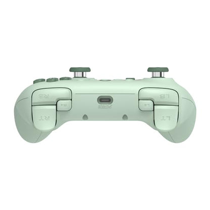 8BitDo Ultimate 2C Wired Controller for Windows PC and Android, with 1000Hz Polling Rate, Hall Effect Joysticks and Hall Triggers, and Remappable L4/R4 Bumpers (Green) - color: Green