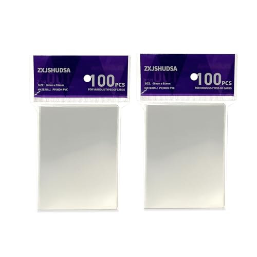 200pcs MTG Card Sleeves, White Matte Card Sleeves Magic Cards, Protect All Your Trading Cards, for Sports Cards Football Cards Game Cards, 66 x 91 mm - color: White, size: 200