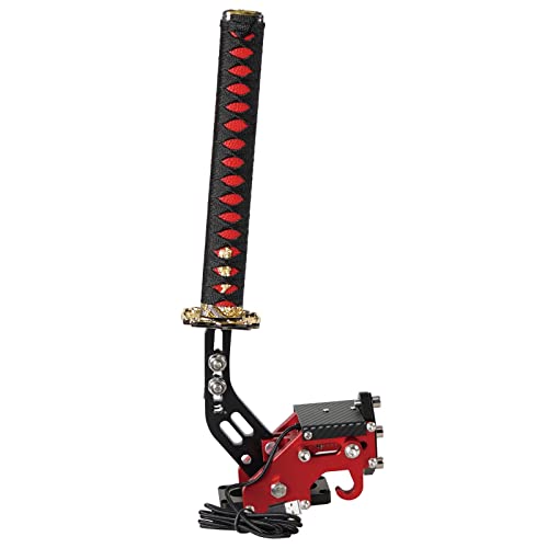 64 Bit USB Katana Handbrake Samurai Sword PC Handbrake Compatible with G25/27/29/920 T500 T300,Professional Gaming Peripherals Using for Racing Games(Without Clamp) - color: Black, size: 26cm