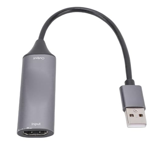 4K Video Capture Card, HDMI to USB3.0 with 1080P 60Hz Output, No External Power Needed, for Gaming Live Streaming Recording