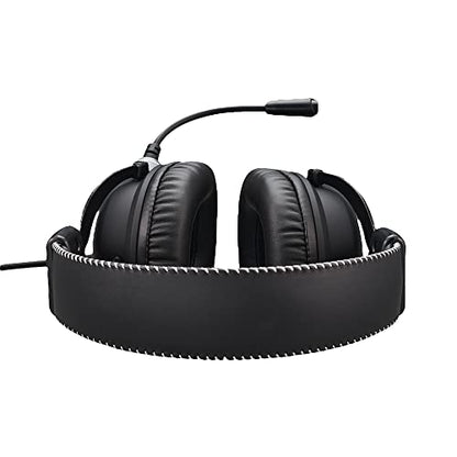 Acer Nitro Gaming Headset II: 50mm Drivers | Retractable Omni-Directional Noise-Canceling Microphone with On-Cable Controls | Over-Ear Design with RGB Lights, (Pack of 1) | 50mm drivers, retractable omni-directional noise canceling microphone, over-ear co