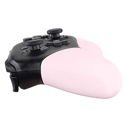 eXtremeRate Cherry Blossoms Pink Replacement Handle Grips for Nintendo Switch Pro Controller, DIY Custom Hand Grip Shell for Nintendo Switch Pro - Controller NOT Included - color: Cherry Blossoms Pink