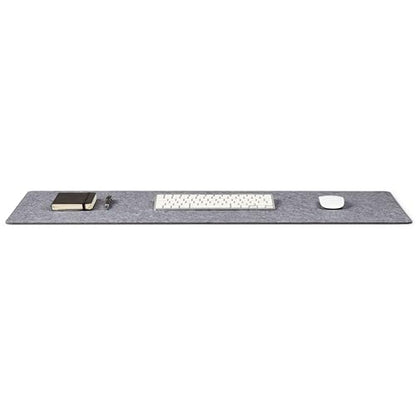 Premium Felt Desk Mat | Medium 12" x 36" | Multifunctional Desk Pad for Home Office | Mid Gray - color: Mid Gray, size: 12" x 36"