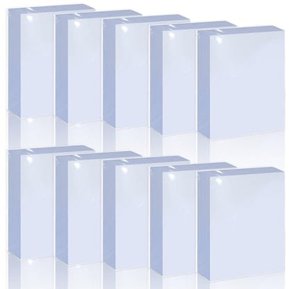 1000 Counts Premium Standard Baseball Trading Card Sleeves, Plastic Clear Protector, Soft Perfect Fit for Penny, Football, and Sports Cards - color: White
