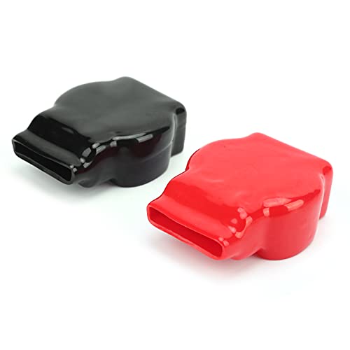 Battery Terminal Covers, Positive Negative Top Post Insulating Protector Universal for Car Motorcycle Truck