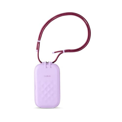 Rollink Nano EVA Hard-Shell Phone Case Crossbody Bag – Compact Travel Organizer, Water-Resistant, Adjustable Strap | Quick-access layout - color: Lavender