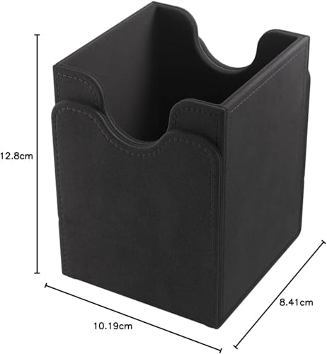 GameGenic Card Deck Box – Deck Box: Squire XL Black 100CT – Durable and Sturdy TCG, OCG Card Storage – Compatible with Pokemon Yugioh Commander and MTG Magic: The Gathering Cards - color: Black