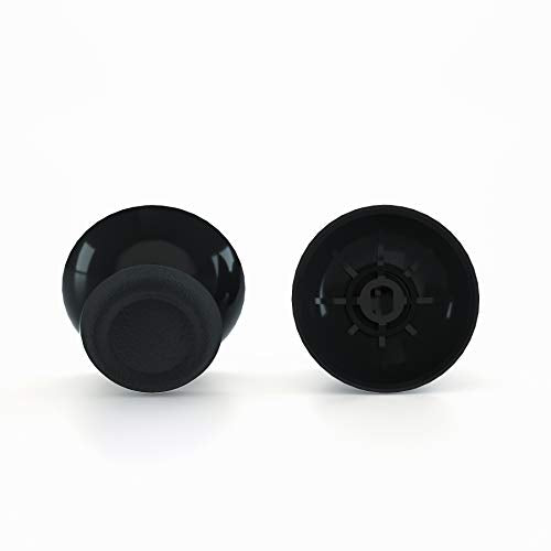 eXtremeRate Black Replacement 3D Joystick Thumb Sticks for PS5 Controller, Analog Thumbstick with Screwdriver for PS4 Slim Pro Controller - color: Black