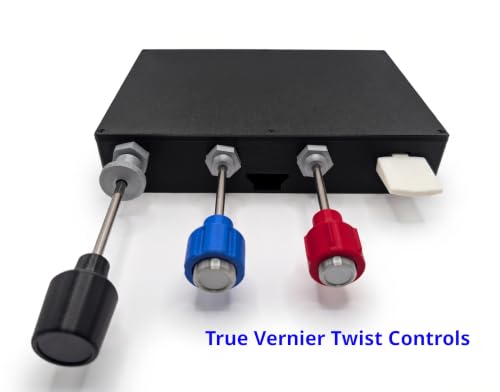 Flight Sim Stuff - Vernier Controls - Throttle, Prop, Mixture and Flaps | True Vernier Prop and Mixture Controls, Throttle Friction Lock, Flaps Control