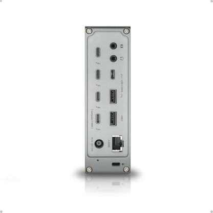 CalDigit TS5 Thunderbolt 5 Dock - 15 Port, 140W Charging, 80Gb/s TBT 5 x 4, USB-C 10Gb x 3, USB-A x2, 2.5Gb Ethernet, Dual 8K@60Hz Displays, SD & microSD UHS-II, 1m Braided Cable, Space Gray 240W PSU - style: TS5