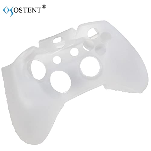 OSTENT Soft Protector Silicone Skin Case Cover Pouch for Microsoft Xbox One Controller Color White - color: White