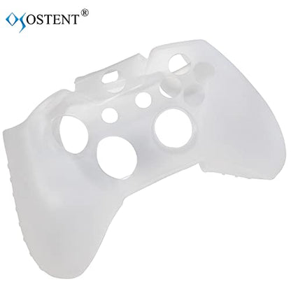 OSTENT Soft Protector Silicone Skin Case Cover Pouch for Microsoft Xbox One Controller Color White - color: White