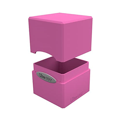 Ultra Pro - Satin Cube Deck Box - Hot Pink - color: Hot Pink