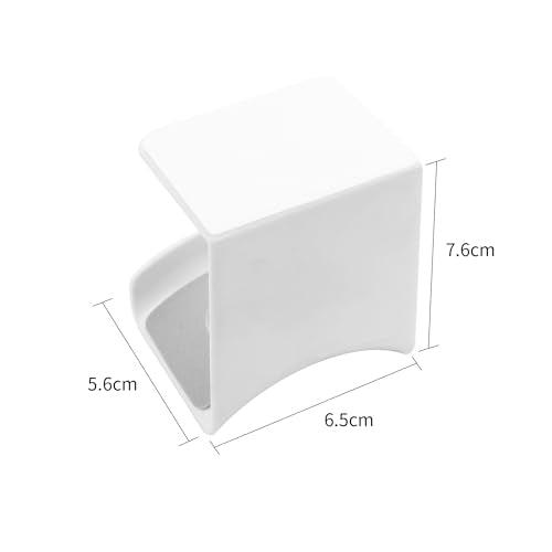 YAODHAOD Headset Hanger Holder Wall Mount, Sticky Headset Stand Holder Clip Under Desk for All Headphone/Controller (White,Hanging Style) - color: White, size: Hanging Style