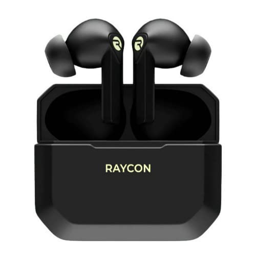 Raycon The Gaming Bluetooth True Wireless Earbuds with Built in Mic, Low Latency, 31 Hours of Battery, Charging Case with Talk, Text, and Play, Bluetooth 5.0 (Carbon Black)