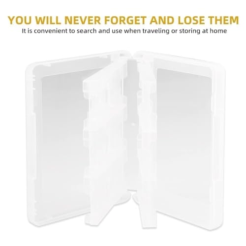 28-in-1 PP Game Card Case Holder - for Nintendo 3DS/DSL/DSI/LL, Cartridge Storage Box with 22 Slots + SD/TF Card Holders + Stylus Organizer(White) - color: White