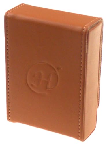 Hickoryville Euchre Playing Cards - 2 Euchre Decks in 1 Box Bundled with Tan Leather Storage Case