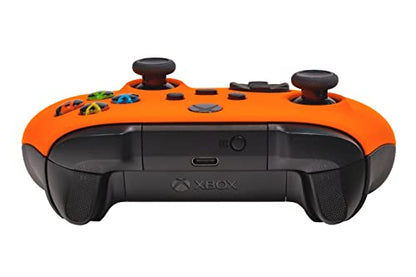 Xbox One Series X S Custom Soft Touch Controller - Soft Touch Feel, Added Grip, Neon Orange Color - Compatible with Xbox One, Series X, Series S - color: ORANGE XS