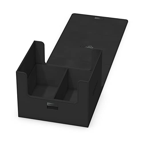 Ultimate Guard Minthive 30+, Deck Case for 30 Magnetic Card Cases, Perfect Storage for Graded Cards, Black, Secure Closure & Snaplock Mechanism - color: Black