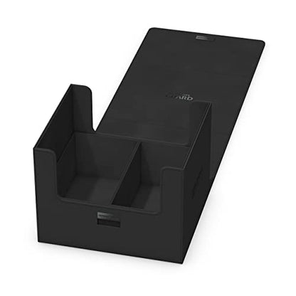 Ultimate Guard Minthive 30+, Deck Case for 30 Magnetic Card Cases, Perfect Storage for Graded Cards, Black, Secure Closure & Snaplock Mechanism - color: Black