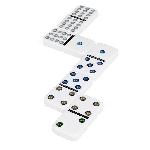 Spin Master Games Double 12 Dominoes Set in Storage Tin Classic Tile Game - style: Double 12 Dominoes Set