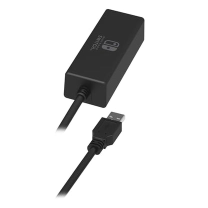 Nintendo Switch Wired Internet LAN Adapter by HORI Officially Licensed by Nintendo, Case