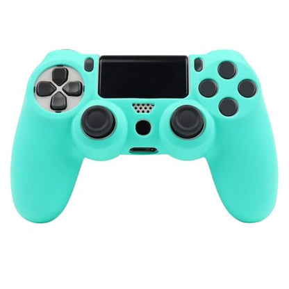 RALAN Pink Controller Skins Compatible with PlayStation 4 Controller, Silicone Controller Cover Skin Protector - color: Blue