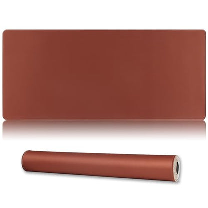 XXL Gaming Mouse Pad 35.4x15.7 Professional Large Mouse Pad & Computer Game Mouse Mat-90x40 Brown - color: 90x40 Brown, size: 35.4x15.7x0.1IN