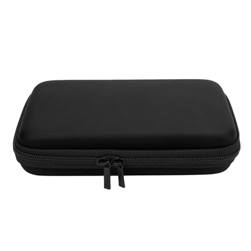Carrying Case for NintendoNew New 2DS XL, 2DS LL, New 3DS, 3DS Console, Hard Protective Shell Travel Case Pouch with 8 Game Cartridges Slot, Water Proof PU & Hard EVA, Console - color: Black