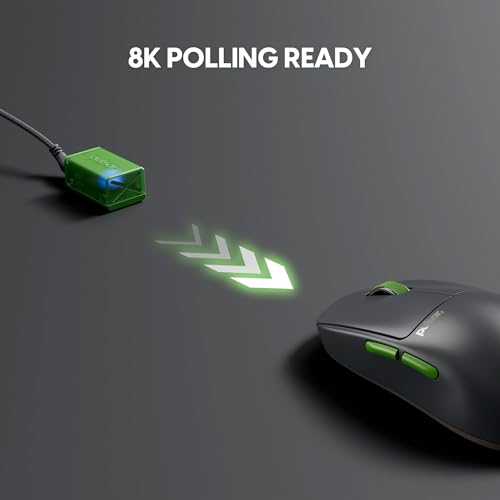 Pulsar Gaming Gears X2 Crazylight Wireless Gaming Mouse, Ultra Lightweight 1.23 oz (35g), Optical Switch, 32000 DPI, 750 IPS, XS-1 Sensor, 8k Compatible (Volt Shadow) - color: Volt Shadow, size: Mini, style: X2 CrazyLight