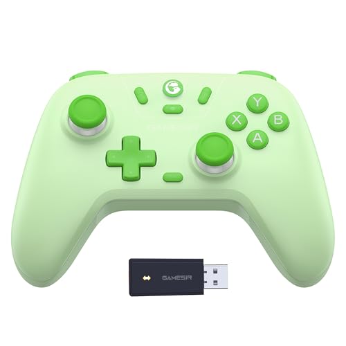 GameSir Nova Lite Wireless Controller for PC,Hall Effect Sticks & Trigger | Bluetooth Controller Gamepad with Hall Effect Trigger,Turbo,Rumble Vibration,Android, Switch & Steam Deck - color: Nova Lite(Green)
