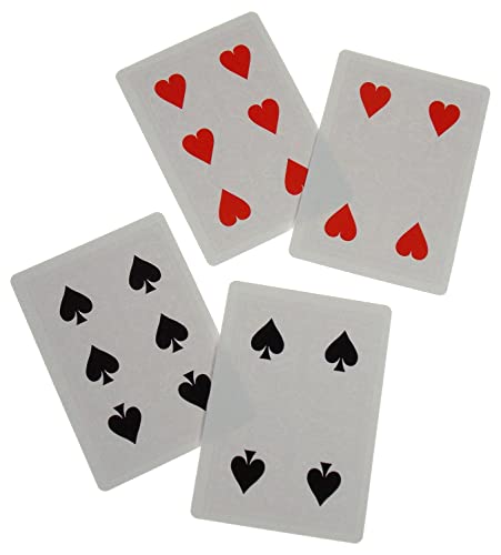 Hickoryville Euchre Playing Cards Bundle - 2 Euchre Decks in One Box with Black & White Suit Marker Dice