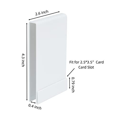 Acrylic Erasable Screen Top Initiative Trackers 6PCS for DND, Other Tabletop RPG (White 6pcs) - style: White 6pcs