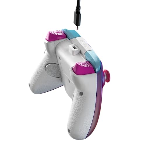 PDP Rematch Enhanced Wired Gaming Controller for Xbox Series X|S & Xbox One | Licensed for Xbox & PC, 2 Mappable Back Buttons, Adjustable Triggers, Audio Controls, Companion App, Gamepad, Australian Opal - color: Australian Opal, style: Controller