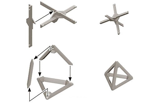 Warlord Bolt Action Anti-Tank Obstacles 1:56 WWII Military Wargaming Diorama Plastic Model Kit, Small
